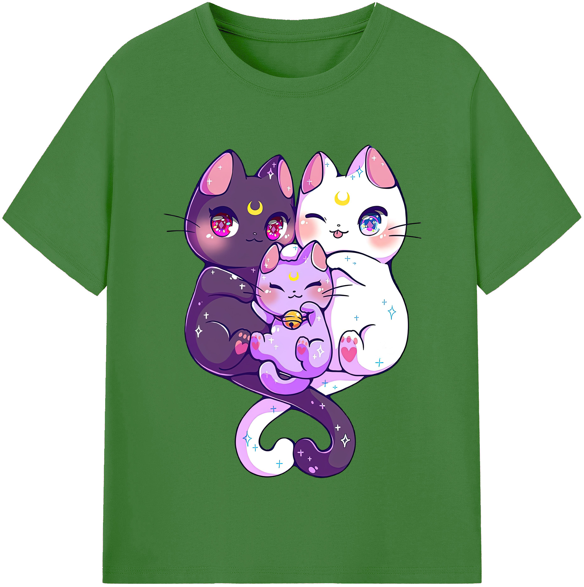 （画像用） 美少女戦士セーラームーン Sailor Moon レディースカジュアルプリントTシャツ（綿100％）